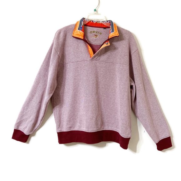 orvis nylon trimmed sweatshirt
